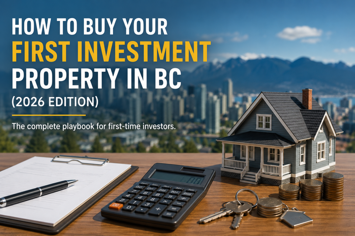 How to Buy Your First Investment Property in BC (2026 Edition): The Complete Beginner's Guide